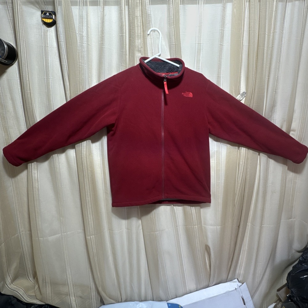 North Face  Sweater Boys Size 14/16 Outdoor Zip Up Lightweight Fleece Sweater